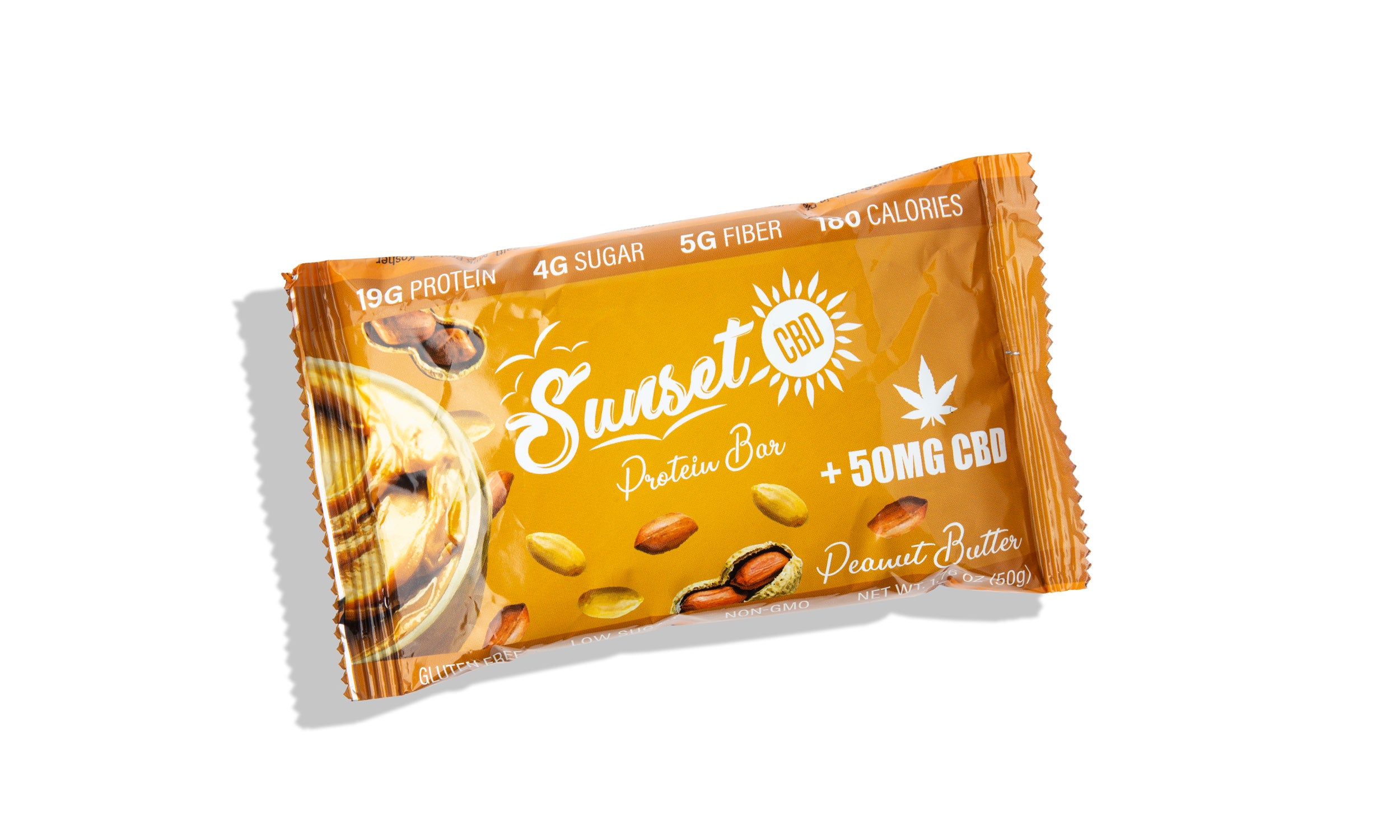 Sunset CBD Infused Protein Bars 50MG