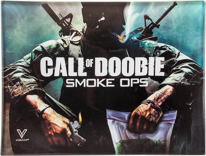 Call of Doobie Glass Tray