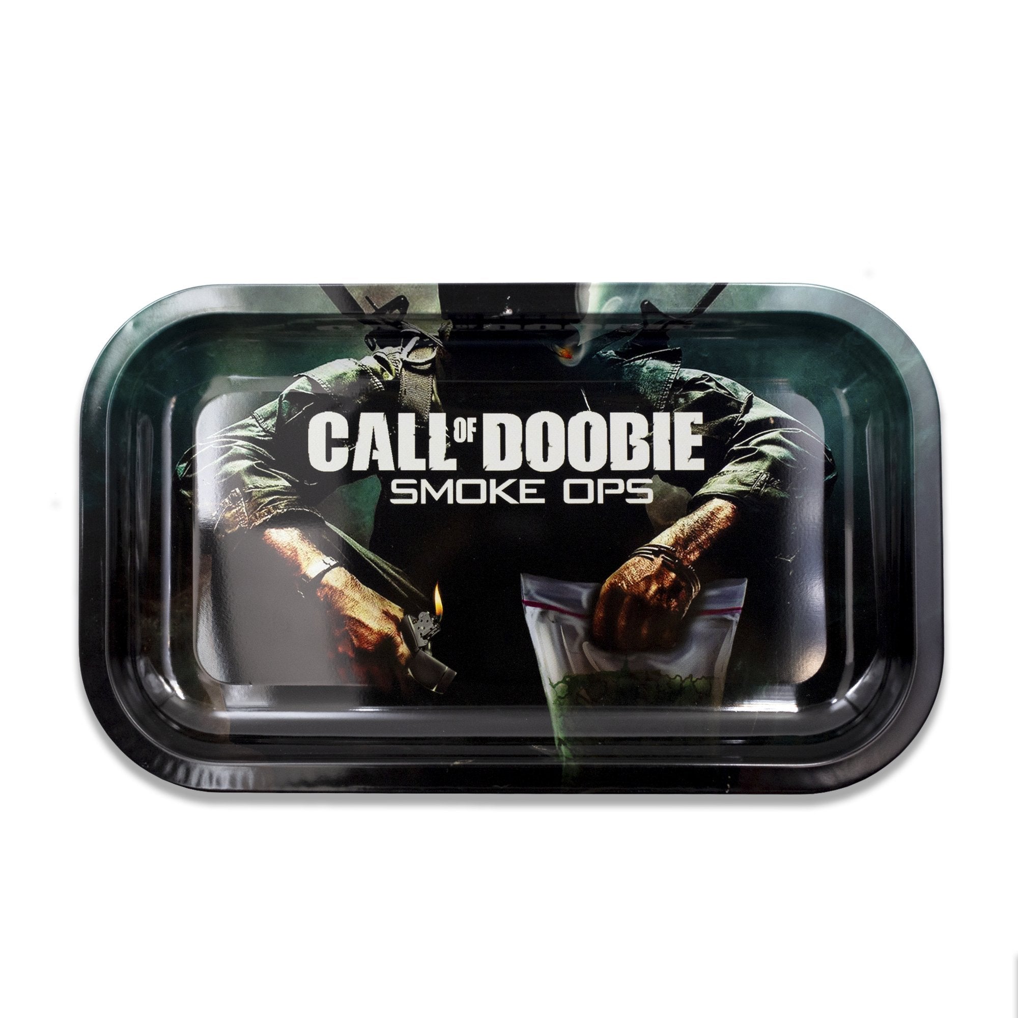 Call Of Doobie Metal Tray - Small or Medium Available - (1 Count )