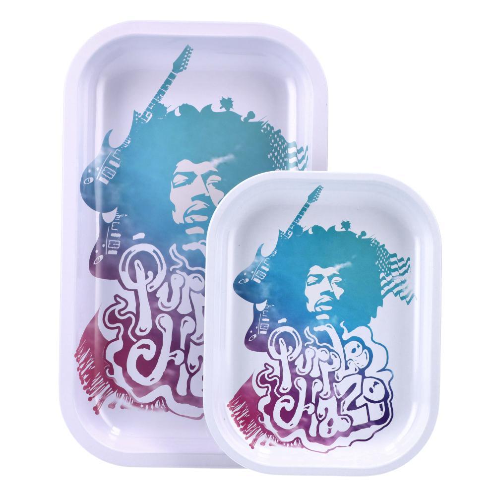 Rock Legends Jimi Purple Haze Blue - Rolling Tray- Small Or Medium (1 Count)