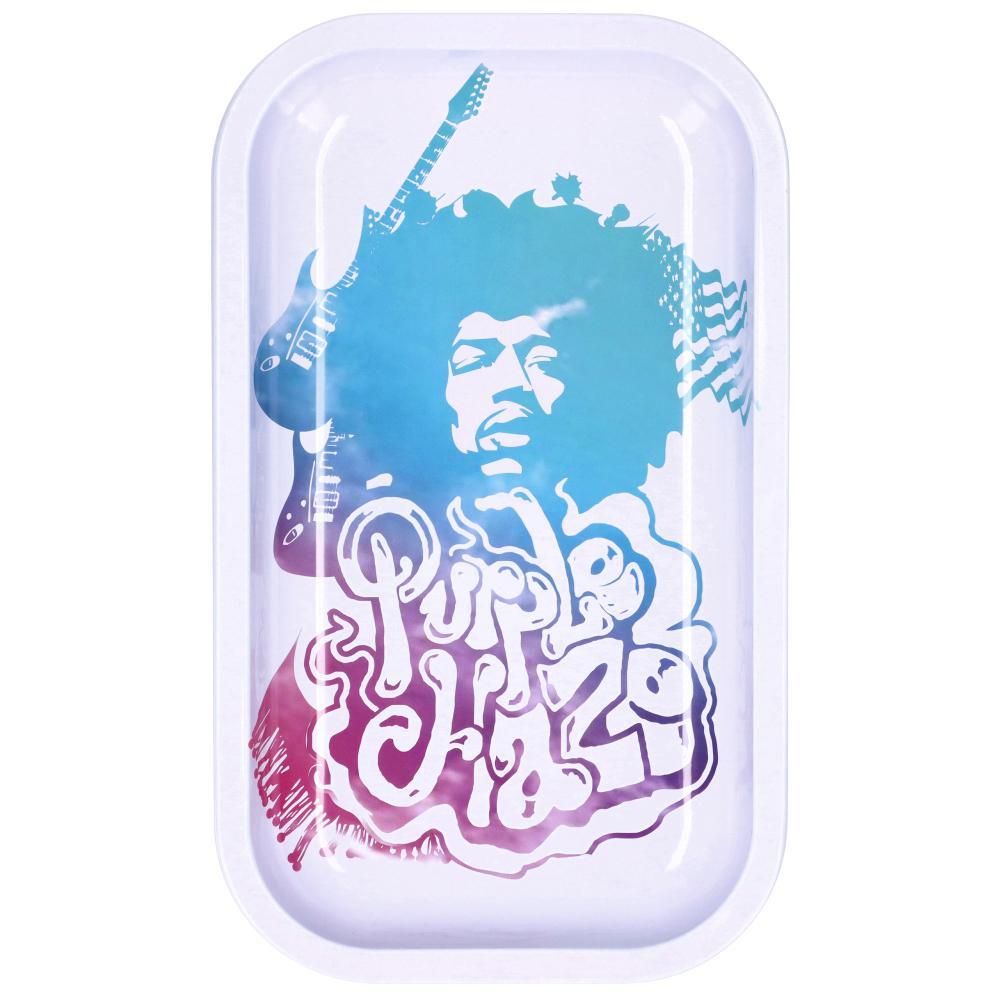 Rock Legends Jimi Purple Haze Blue - Rolling Tray- Small Or Medium (1 Count)