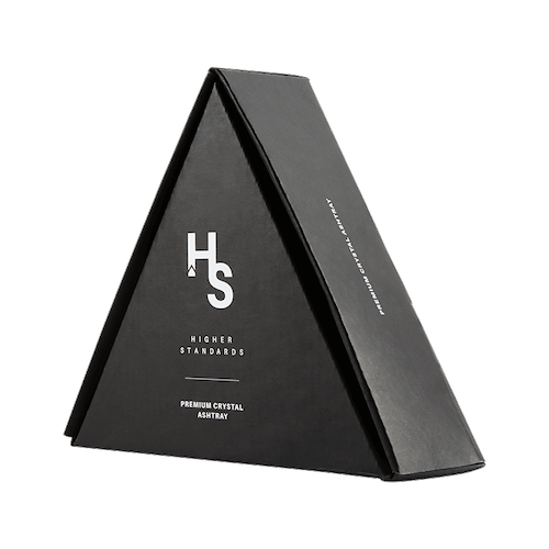 Higher Standards Crystal Ashtray