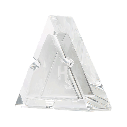Higher Standards Crystal Ashtray