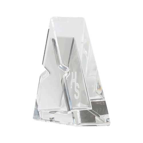 Higher Standards Crystal Ashtray