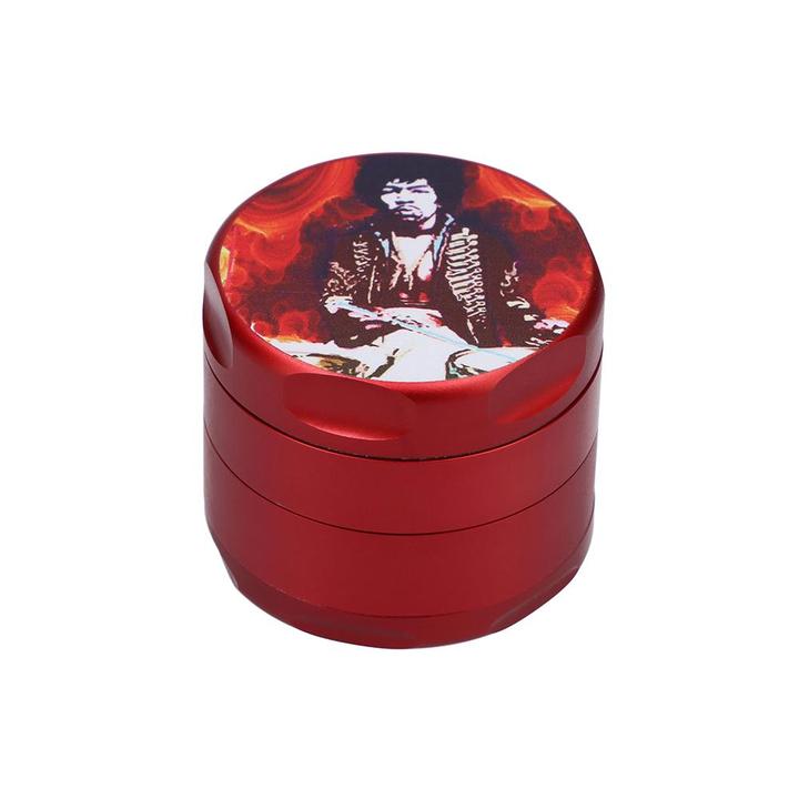 Rock Legends Jimi 55mm 3 Stage Grinder - Various Designs - (1 Count)