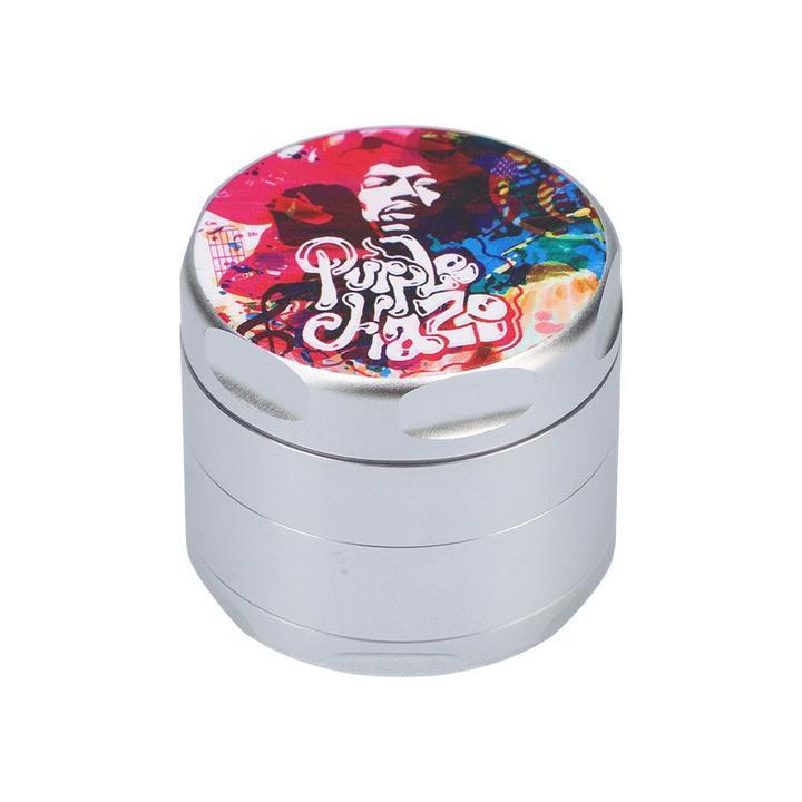 Rock Legends Jimi 55mm 3 Stage Grinder - Various Designs - (1 Count)