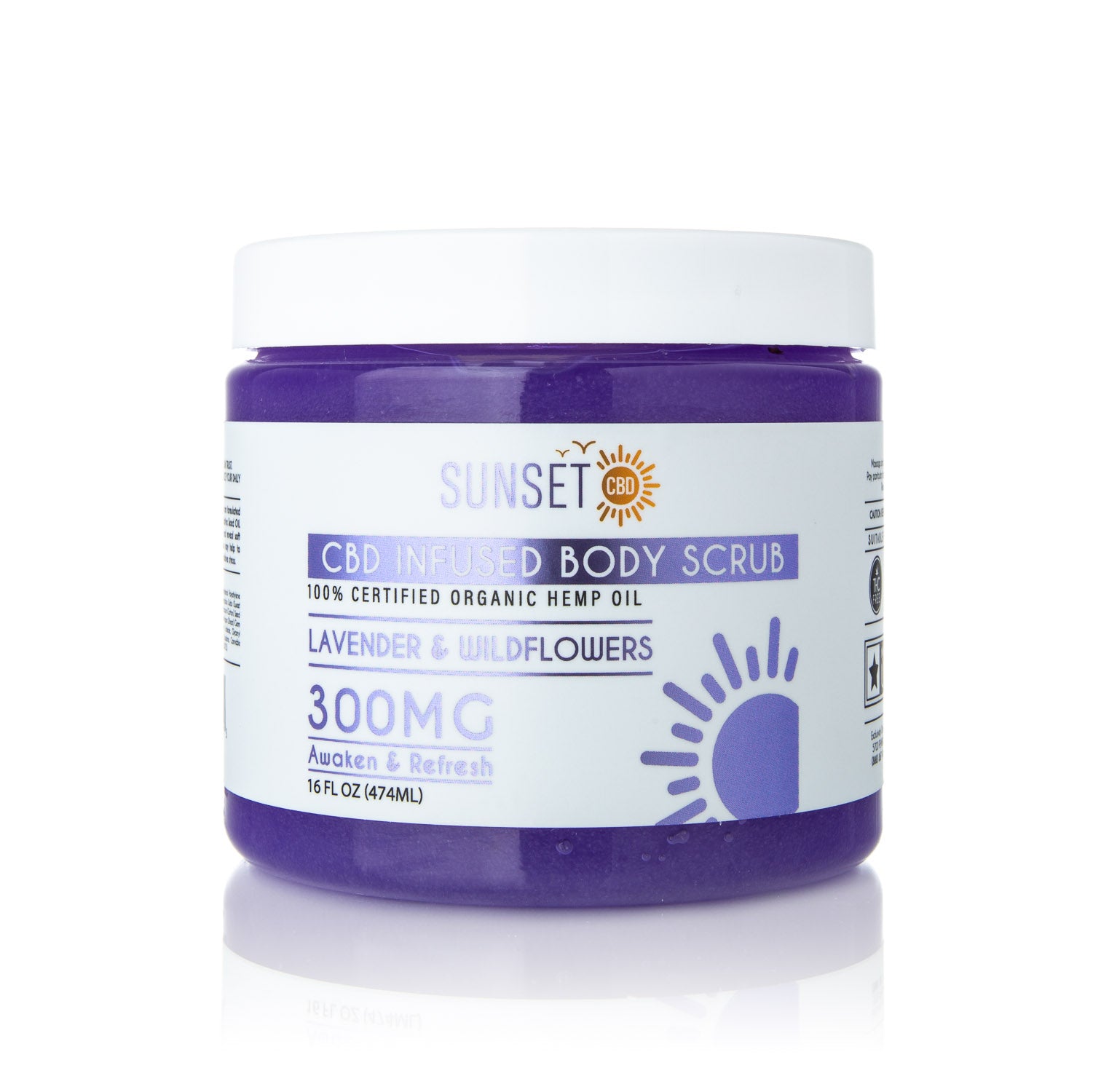 Sunset CBD Infused Body Scrubs 300MG
