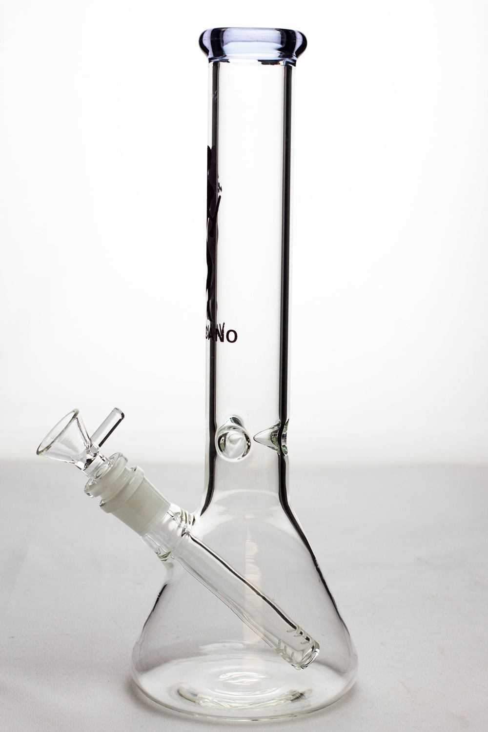 11.5" Valcano beaker glass water bong