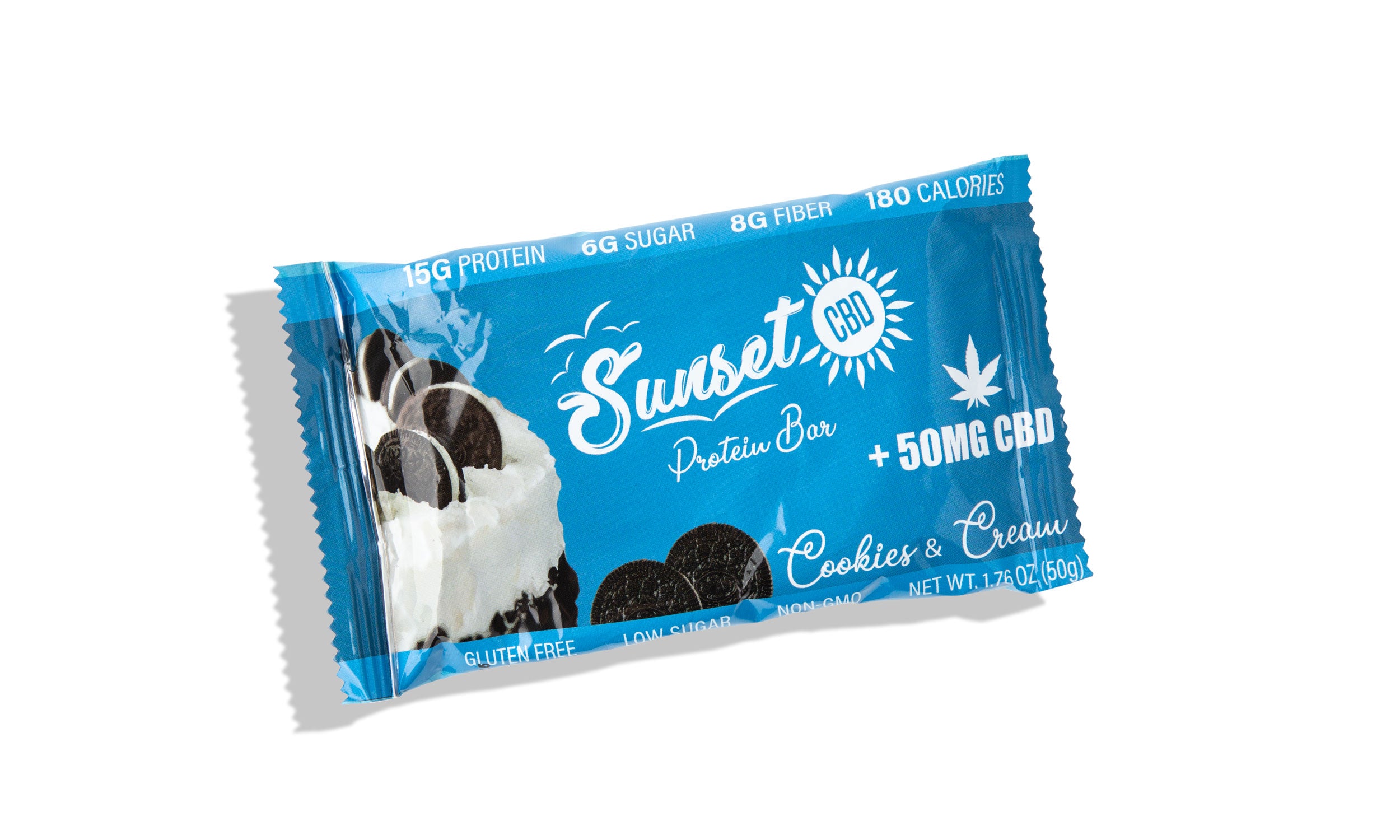 Sunset CBD Infused Protein Bars 50MG