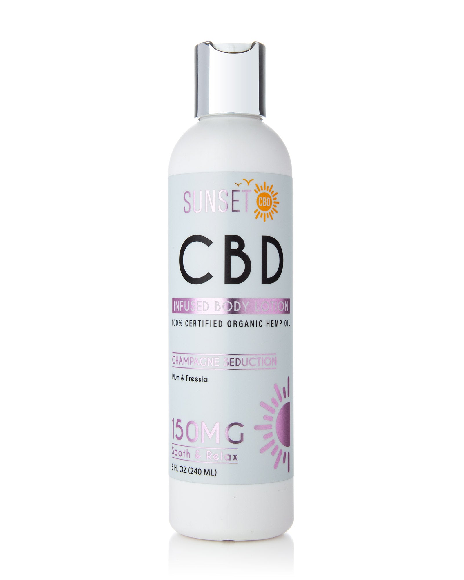 Sunset CBD Infused Body Lotions 150MG