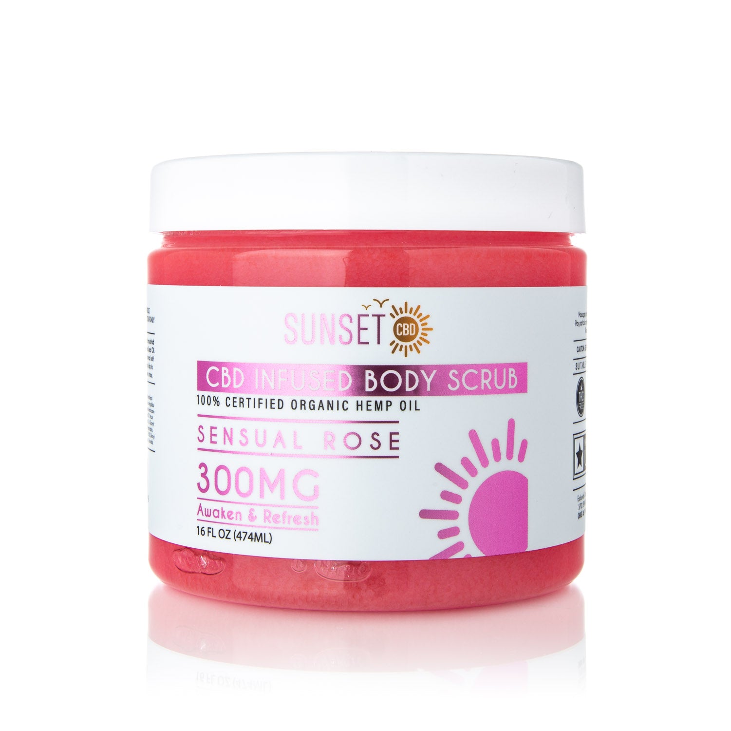 Sunset CBD Infused Body Scrubs 300MG